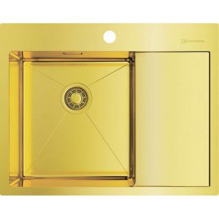 Кухонная мойка Omoikiri Akisame 65-LG-L светлое золото