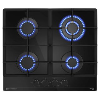 Газовая поверхность Meferi MGH604BK GLASS POWER