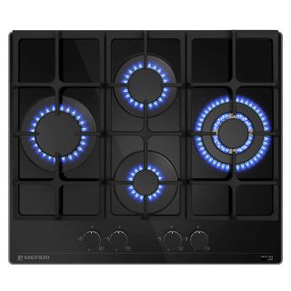 Газовая поверхность Meferi MGH604BK GLASS ULTRA