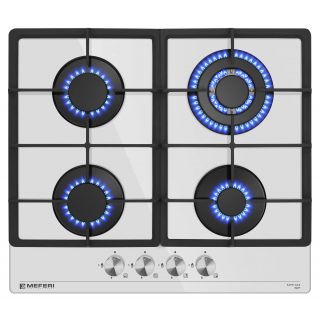 Газовая поверхность Meferi MGH604WH GLASS POWER