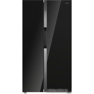 Холодильник Side by Side Maunfeld MFF177NFB Slim Inverter