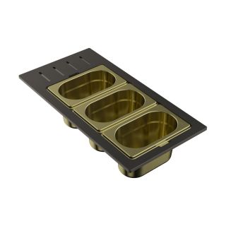 Аксессуар для кухонной мойки Omoikiri DC-02-3-LG светлое золото (4999080) Контейнер