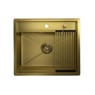 Кухонная мойка Granula KS-6051 золото сатин