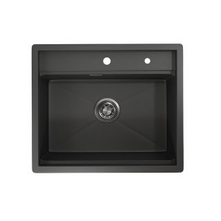 Кухонная мойка Granula KS-6051 черный матовый