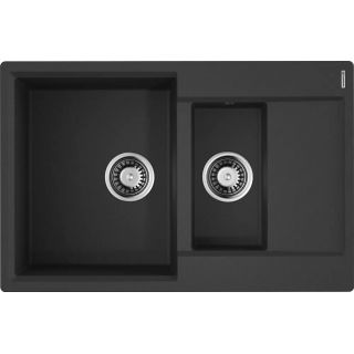 Кухонная мойка Omoikiri Daisen 78-2T-BL Tetogranit/черный
