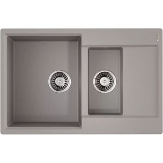 Кухонная мойка Omoikiri Daisen 78-2T-GR Tetogranit/Leningrad grey