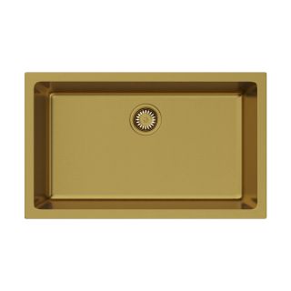 Кухонная мойка Omoikiri Okinoshima 76-U/I-G Glossy Natceramic/золото