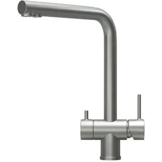 Смеситель для кухни Granula KS-7011 сталь матовая