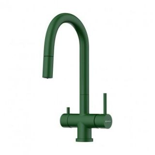Смеситель для кухни Omoikiri Akita-S-RG латунь/Royal green (4994437)