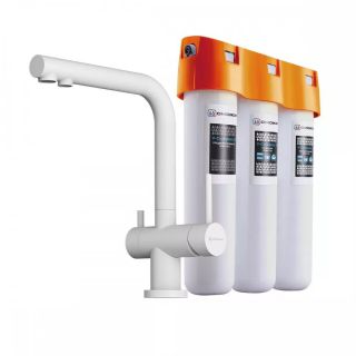 Смеситель для кухни Omoikiri Nagano-WH-P + Pure drop Lite Комплект (4054.8028P)