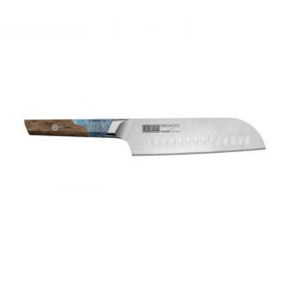 Нож кухонный Omoikiri Damascus Kuon Сантоку (4992036)