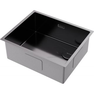 Кухонная мойка Omoikiri Taki 54-U/IF-GM Side SF вороненая сталь (4997582)