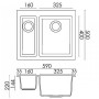 Кухонная мойка Omoikiri Bosen 59-2-BL черный (4993149)