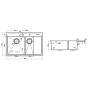 Кухонная мойка Omoikiri Akisame 78-2-IN-L (4973062/4993062)