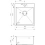 Кухонная мойка Omoikiri Akisame 46-LG нерж.сталь/светлое золото (4973081)