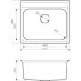 Кухонная мойка Omoikiri Ashi 56-IN (4993449)