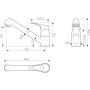 Смеситель для кухни Omoikiri Tateyama-S-C латунь/хром (4994115)