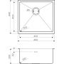 Кухонная мойка Omoikiri Taki 49-U/IF-GM вороненая сталь
