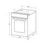 Электрический духовой шкаф Maunfeld EOEC516W