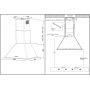 Каминная вытяжка Korting KHC 6648 RB