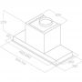 Встраиваемая вытяжка Elica HIDDEN 2.0 BL MAT/A/52