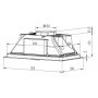 Встраиваемая вытяжка Evelux Margit 60 X
