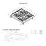 Газовая поверхность Korting HGG 6955 CTN