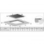 Электрическая поверхность Korting HIB 68700 B Quadro