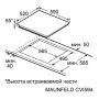 Электрическая поверхность Maunfeld CVI594SF2MBL LUX