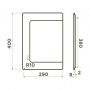 Аксессуар для кухонной мойки Omoikiri CB-Basic-380-WD (4999103) Доска для моек
