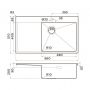 Кухонная мойка Omoikiri Akisame 86-IN-L Side