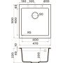 Кухонная мойка Omoikiri Bosen 47A-GB Artceramic/графит