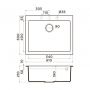 Кухонная мойка Omoikiri Bosen 61A-GR Artceramic/Leningrad grey