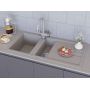 Кухонная мойка Omoikiri Kitagawa 100-2-GR leningrad grey