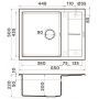 Кухонная мойка Omoikiri Sumi 65A-GB Artceramic/графит