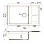 Кухонная мойка Omoikiri Sumi 78A-LB-GB Artceramic/графит