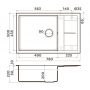 Кухонная мойка Omoikiri Sumi 78A-LB-WH Artceramic/белый