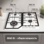 Газовая поверхность Zigmund & Shtain G 22.6 W