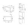 Встраиваемая микроволновая печь Smeg FMI125G